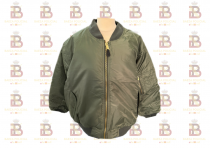 CAZADORA BOMBER VERDE