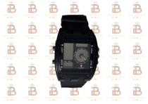 RELOJ CAUCHO NEGRO CABALLERO