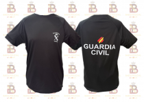 CAMISETA TECNICA GUARDIA CIVIL NEGRA