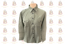 CAMISA VERDE MANGA LARGA MUJER