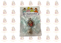BROCHE LAZO AZUL LLAMADOR VIRGEN DEL PILAR