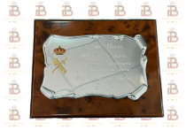 PLACA HOMENAJE NOVIO
