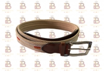 CINTURN LONA BANDERA ENTRECORTADA BEIGE