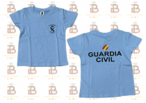 CAMISETA GC INFANTIL CELESTE