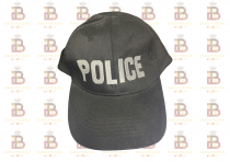 GORRA POLICE BORDADA NEGRA