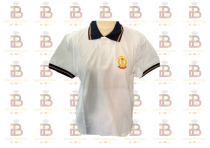 POLO BLANCO BANDERA BORDADO EMBLEMA