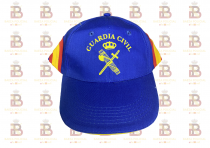 GORRA AZUL BORDADA BANDERA INICIALES