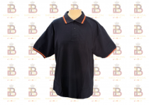 POLO AZUL SIN BORDAR