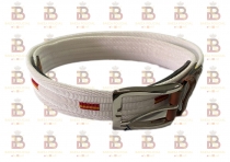CINTURN LONA BANDERA ENTRECORTADA BLANCO