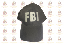 GORRA FBI BORDADA NEGRA