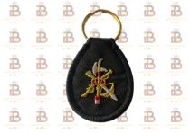 LLAVERO NEGRO BORDADO LEGION